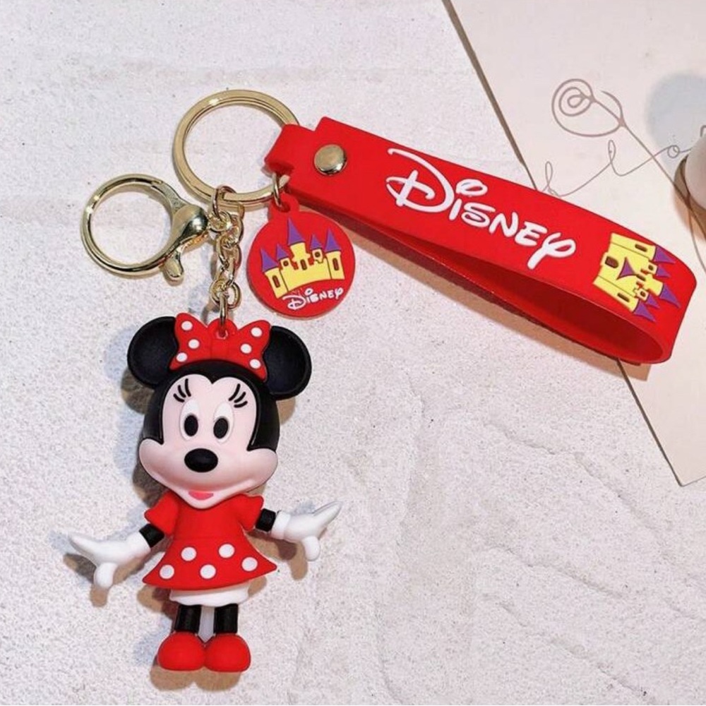 Disney Minnie Mouse Red Keychain